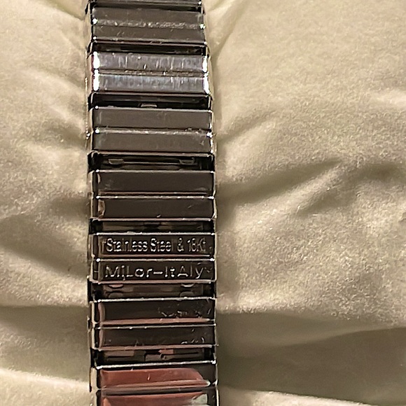 18K Gold & Stainless Steel, Made in Italy! - Picture 3 of 3